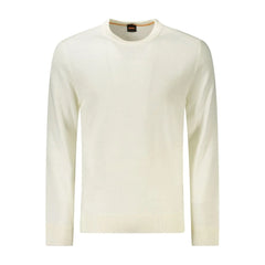 Hugo Boss White Wool Men Sweater - XXL