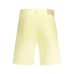 Hugo Boss Yellow Cotton Short - W35 - Chino Shorts
