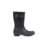 Hunter Black Recycled Polyester Ankle - Boots