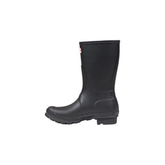 Hunter Black Recycled Polyester Ankle - Boots