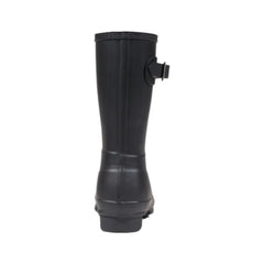 Hunter Black Recycled Polyester Ankle - Boots