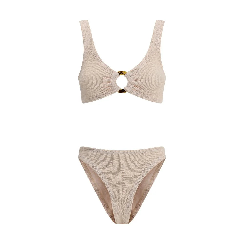 Hunza G Beige Polyamide Bikini - One Size