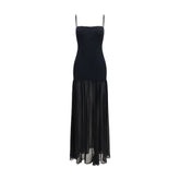 Hunza G Black Polyamide Casual Dress - One Size