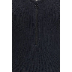 Hunza G Black Polyamide One-Piece Swimsuit - One Size