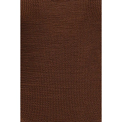Hunza G Brown Polyamide One-Piece Swimsuit - One Size