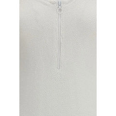 Hunza G White Polyamide One-Piece Swimsuit - One Size