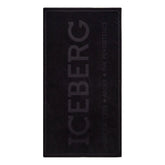 Iceberg Black Cotton Swimwear - One Size - Beach Towels
