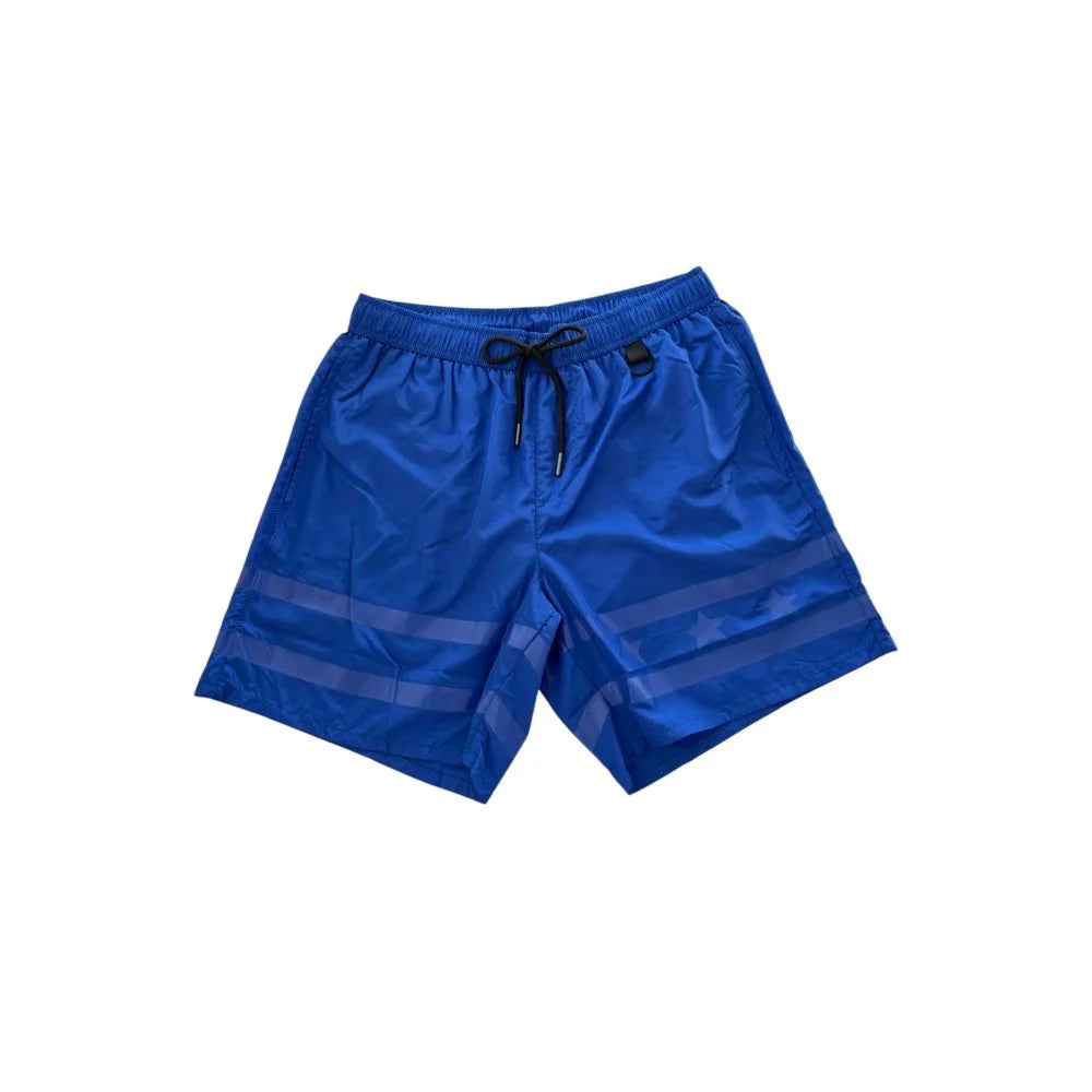 Iceberg Blue Polyester Men Swim Shorts - Boardshorts