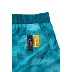 Iceberg Light Blue Polyester Men Swim Short - Swim Boxers