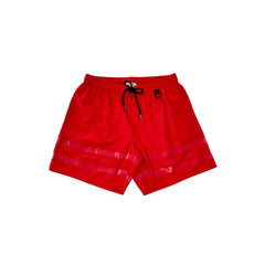 Iceberg Red Polyester Men’s Swim Short - Swim Boxers