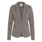 ICHI Beige Polyester Blazer - XL - Coats & Jackets