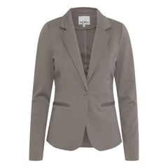 ICHI Beige Polyester Blazer - XL - Coats & Jackets