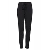 ICHI Black Polyester Pant - Trousers