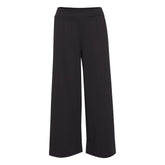 ICHI Black Recycled Polyester Pant - Trousers