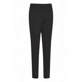 ICHI Black Recycled Polyester Pant - Trousers