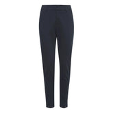 ICHI Blue Recycled Polyester Pant - Trousers