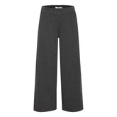 ICHI Gray Recycled Polyester Pant - Trousers