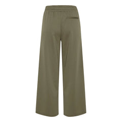 ICHI Green Recycled Polyester Pant - Trousers