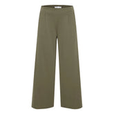ICHI Green Recycled Polyester Pant - Trousers