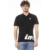 Invicta Black Cotton Men Polo Shirt - Polos