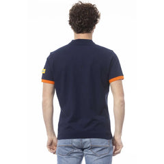Invicta Blue Cotton Men Polo Shirt - Polos