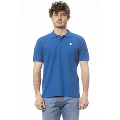 Invicta Blue Cotton Men Polo Shirt - Polos