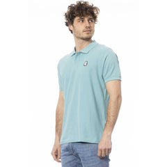Invicta Light Blue Cotton Men Polo Shirt - Polos
