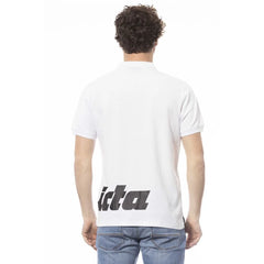 Invicta White Cotton Men Polo Shirt - Polos