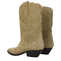 Isabel Marant Beige Leather Ankle Boots - EU36/US6