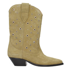 Isabel Marant Beige Leather Ankle Boots - EU36/US6