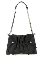 Sac bandoulière en veau noir Isabel Marant