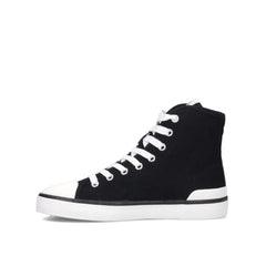 Isabel Marant Black Canvas High Top Sneakers - EU36/US6