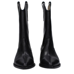 Isabel Marant Black Leather Ankle Boots - EU36/US6