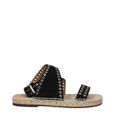 Isabel Marant Black Leather Flat Sandals - EU36/US6 - Sandals