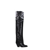 Isabel Marant Black Leather Over The Knee - EU36/US6 - Boots