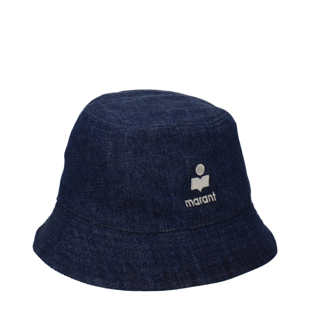 Isabel Marant Blue Cotton Bucket Hats - Bucket Hats