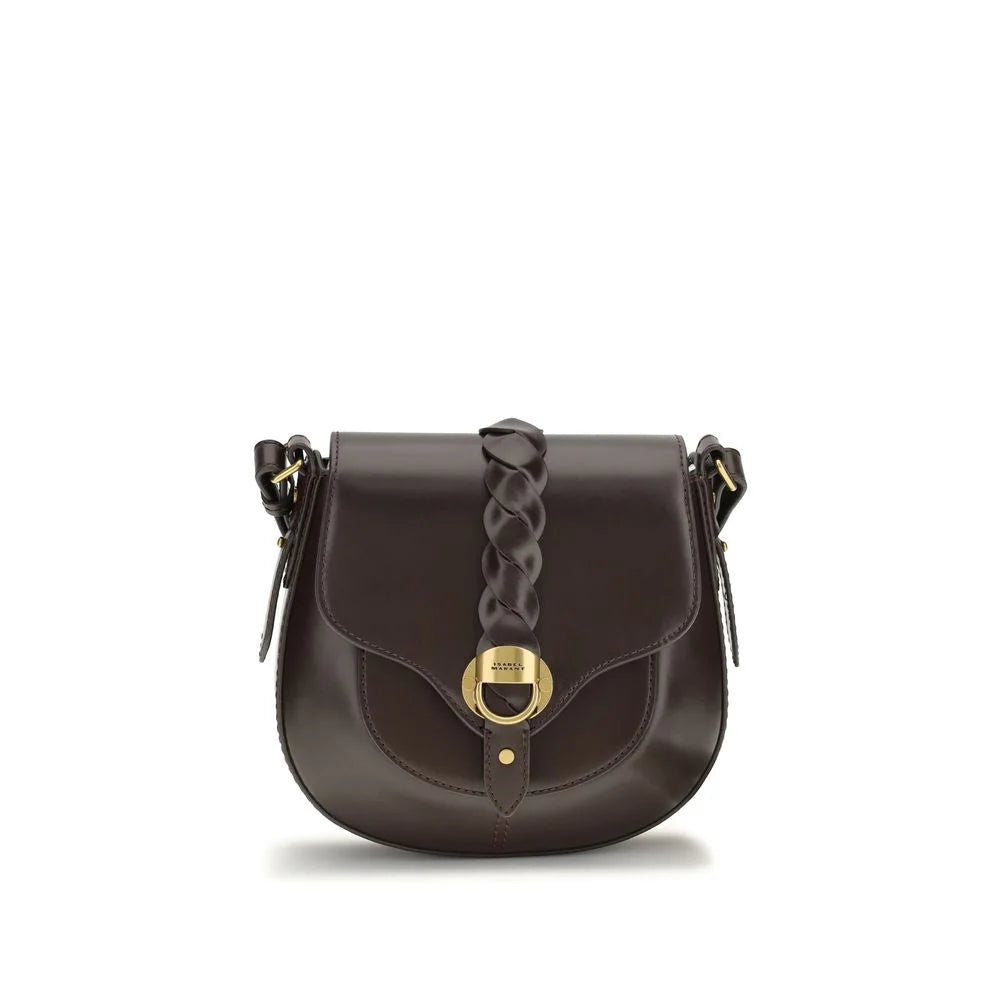 Isabel Marant Brown Calf Leather Bos Taurus Shoulder Bag