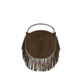 Isabel Marant Brown Calf Leather Bos Taurus Shoulder Bag - Shoulder Bags