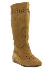 Isabel Marant Brown Calfskin Over The Knee - EU41/US11