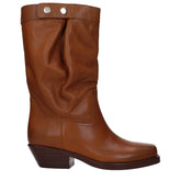 Isabel Marant Brown Leather Ankle Boots - EU36/US6
