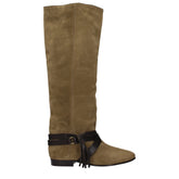 Isabel Marant Green Leather Over The Knee - EU39/US9