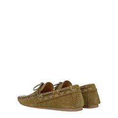 Isabel Marant Green Leather Slip-On Loafers - EU36/US6