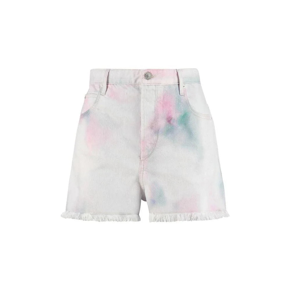 Isabel Marant Multicolor Denim Shorts - 38