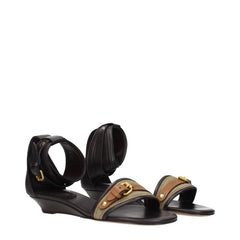 Isabel Marant Multicolor Fabric Flat Sandals - EU37/US7