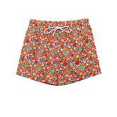 Isaia Red Polyester Swim Short - Swim Boxers