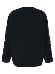 Issey Miyake Black Cotton Cardigan - 2