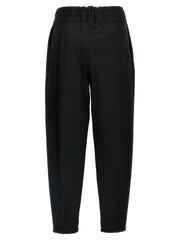 Issey Miyake Black Cotton Casual Pants - 2