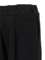 Issey Miyake Black Cotton Casual Pants - 2
