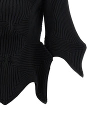 Issey Miyake Black Polyester Blouse - 2