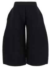 Issey Miyake Black Polyester Cropped Pants - 2